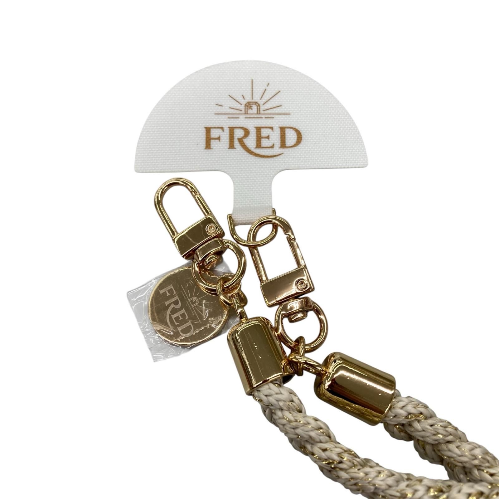 186000 FRED フレッド ショルダー紐 マルチストラップ スマホショルダー [0000000001576] 極美品 FRED フレッド ショルダー紐 マルチストラップ スマホ