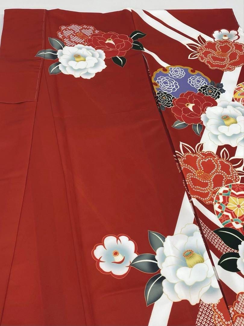ポリエステル振袖 和モダン 身丈171cm 躾糸付き - メルカリ