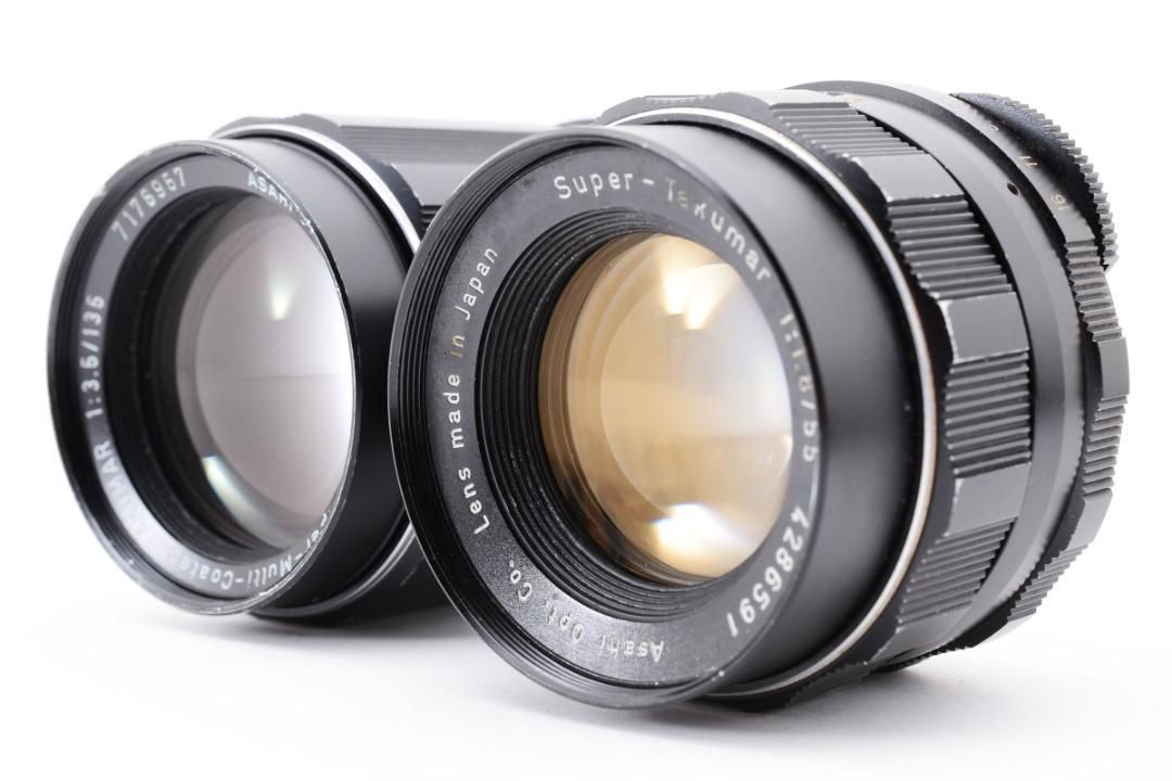 PENTAX SP & Takumar 単焦点レンズ 2本セット SO121