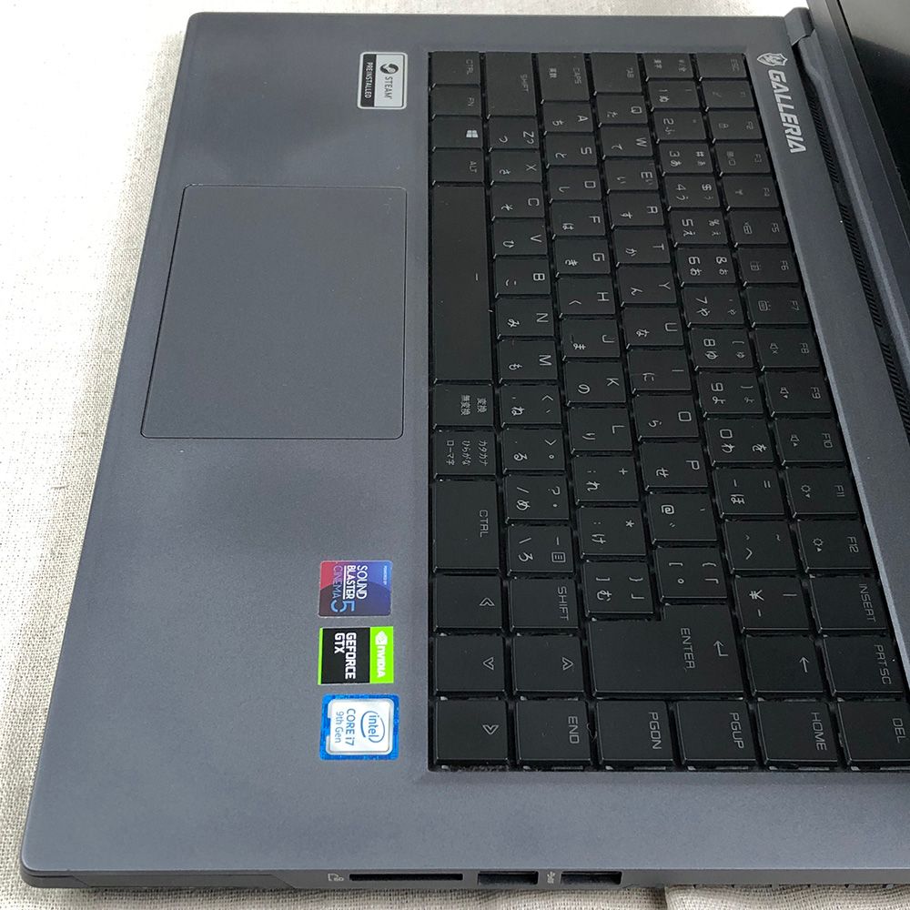 Galleria GCR1660TFG ジャンク ◇ジャンク品◇ゲーミングノートPC パソコン GALLERIA ガレリア
