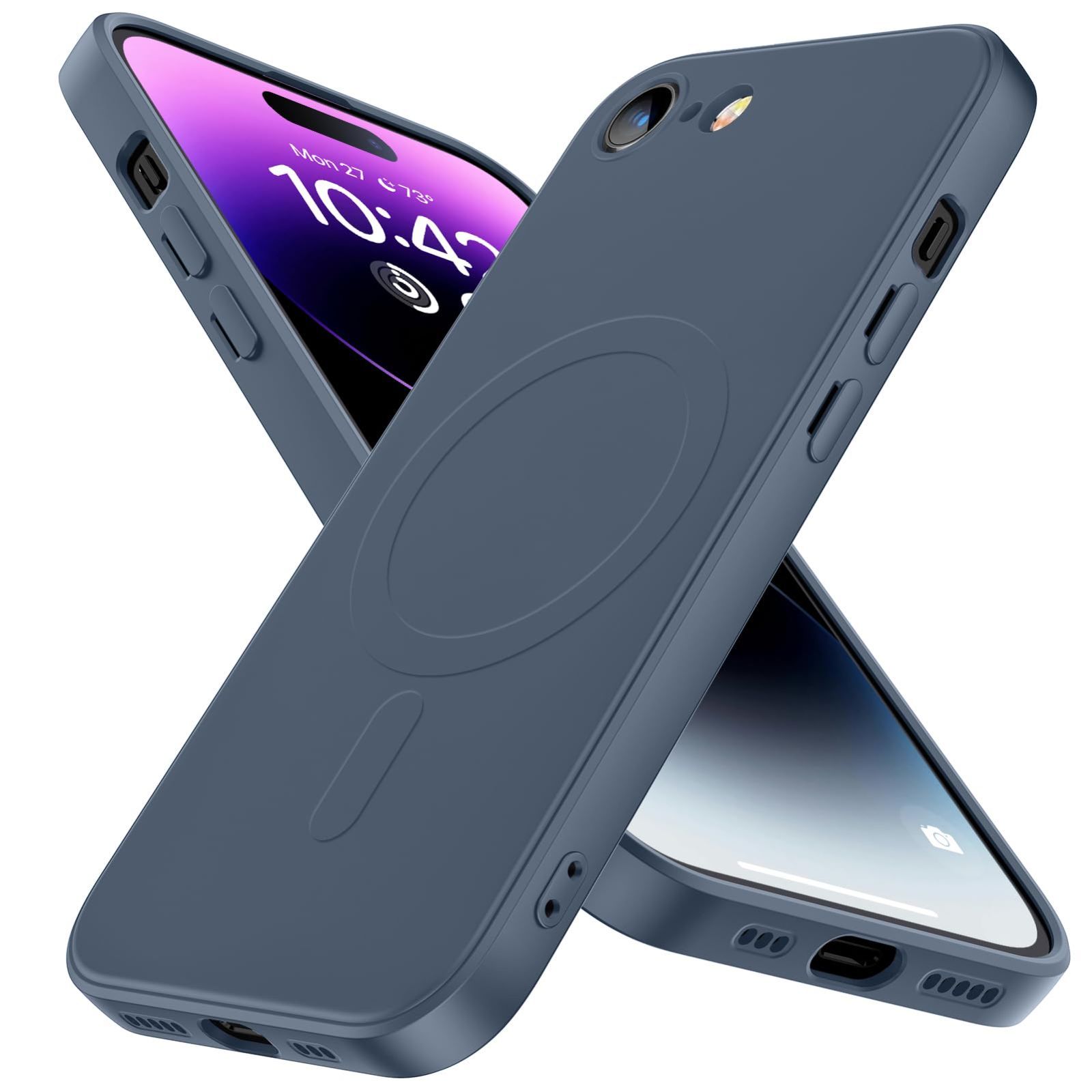 iPhone SE ケース iPhone SE 第3世代 第2世代 iPhone 8 7 ケース シリコン Magsafe対応薄型 米軍MIL規格 tpu スリム 磨り表面 指紋防止 柔らかい裏地 iPhone se se2 se3 8 7 ケース