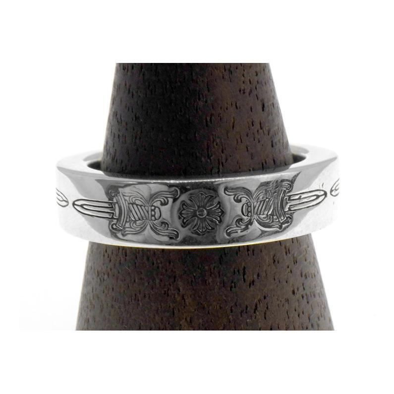 Chrome Hearts 925シルバー リング クロムハーツ CHROME HEARTS 【 6mm SPECER DGR PLS 】 スペーサー