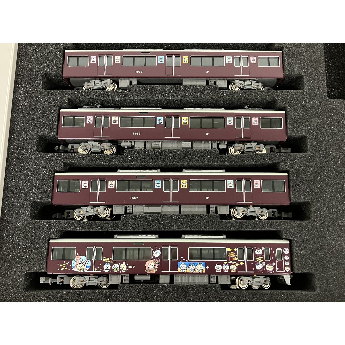 完売品♡阪急電車ハチワレ号神戸線　Nゲージディスプレイモデル1000系　ちいかわ 完売品♡阪急電車ハチワレ号神戸線 Nゲージディスプレイモデル