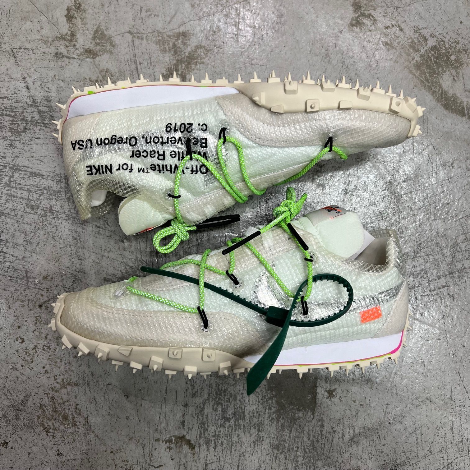 新品 Off-White Nike Women's Waffle Racer White CD8180-100