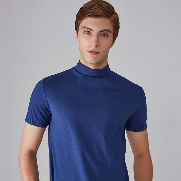 メンズ ハーフタートルネック ルーズボトム 長袖 Tシャツ 2色 JUNRED(ジュンレッド) / 2ポイントタートルネックルーズプル