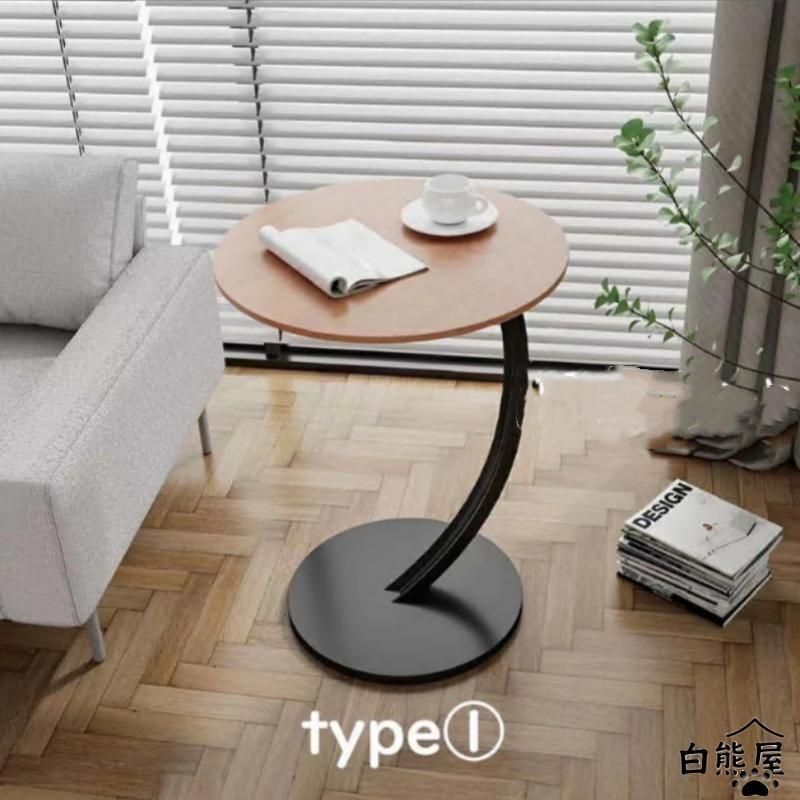 ソファーテーブル カフェ風 かわいい おしゃれ シンプル 丸テーブル ラウンドテーブル ミニテーブル ナイトテーブル 北欧 木製 テーブル サ