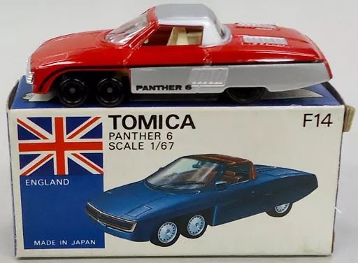中古】ミニカー 1/67 パンサー 6(レッド×シルバー/青箱/日本製