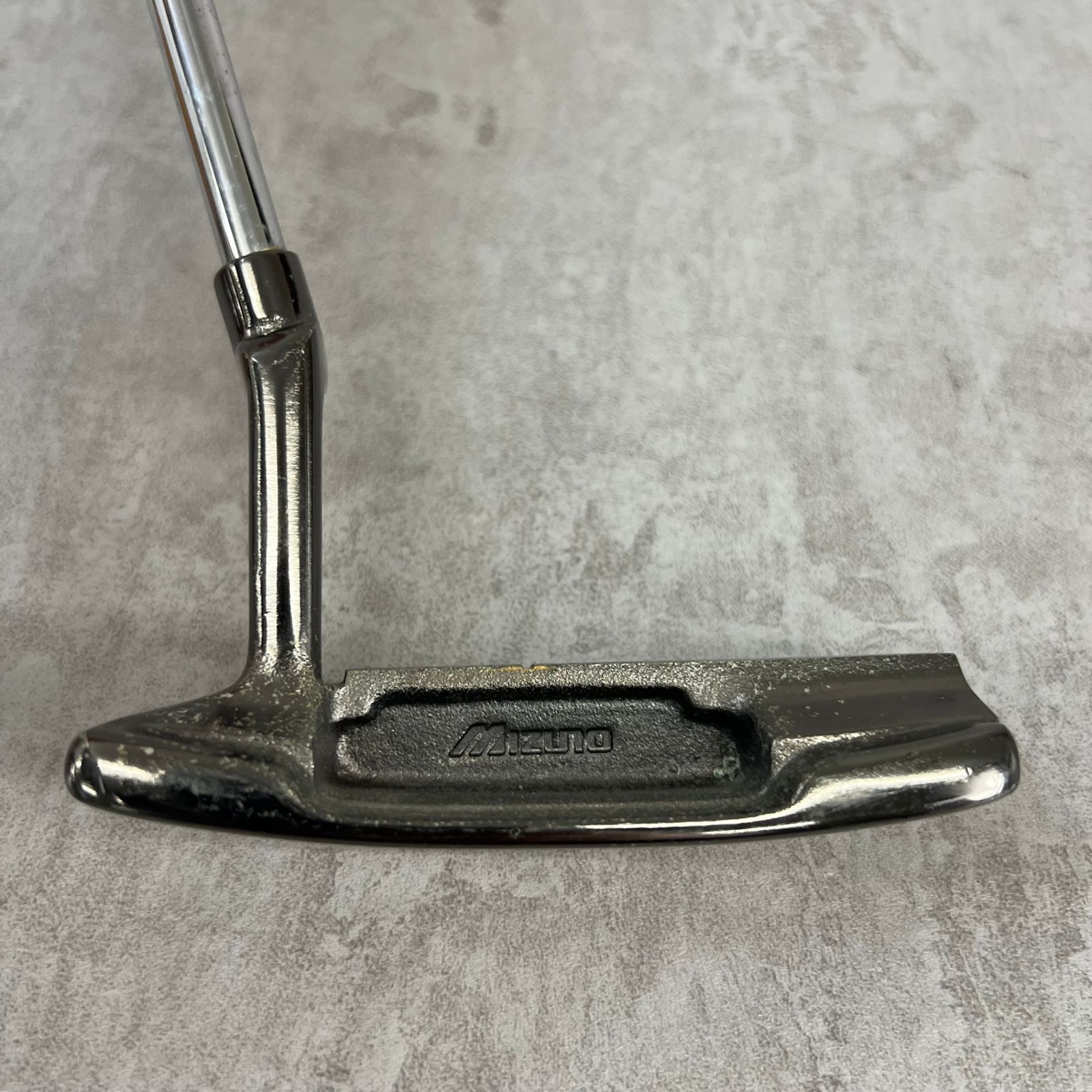 MIZUNO - MIZUNO　ミズノ　福嶋晃子記念　メンズゴルフパター　スチール　右利き用　PT　ピン型　34.6インチ　約492g MIZUNO - MIZUNO ミズノ 福嶋晃子記念 メンズゴルフパター