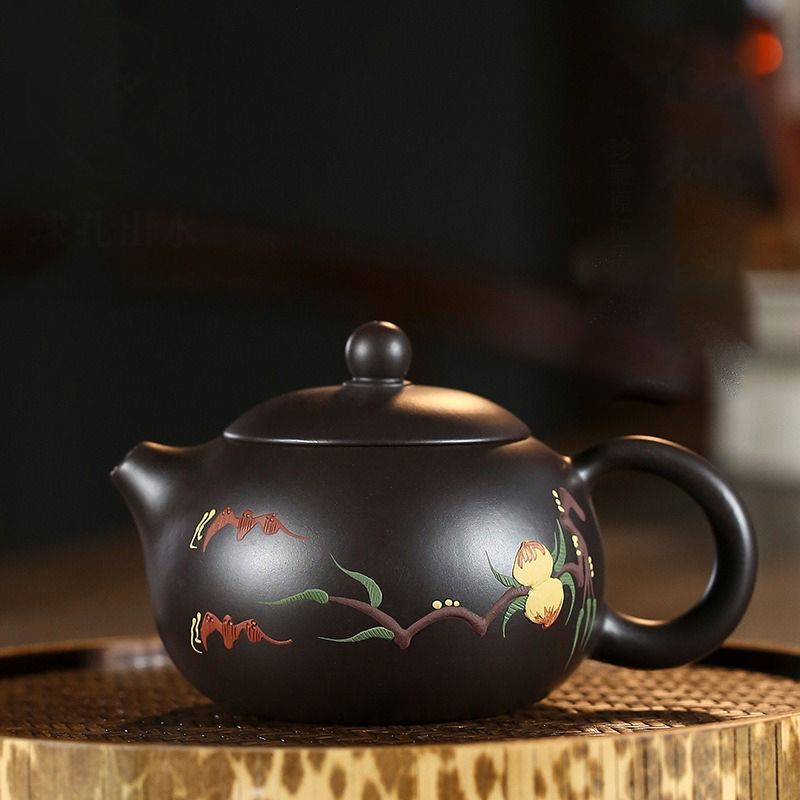 茶壷 急須 紫砂壺 ティーポット 常滑焼 紫砂茶器 唐物紫泥急須 紫砂壺 