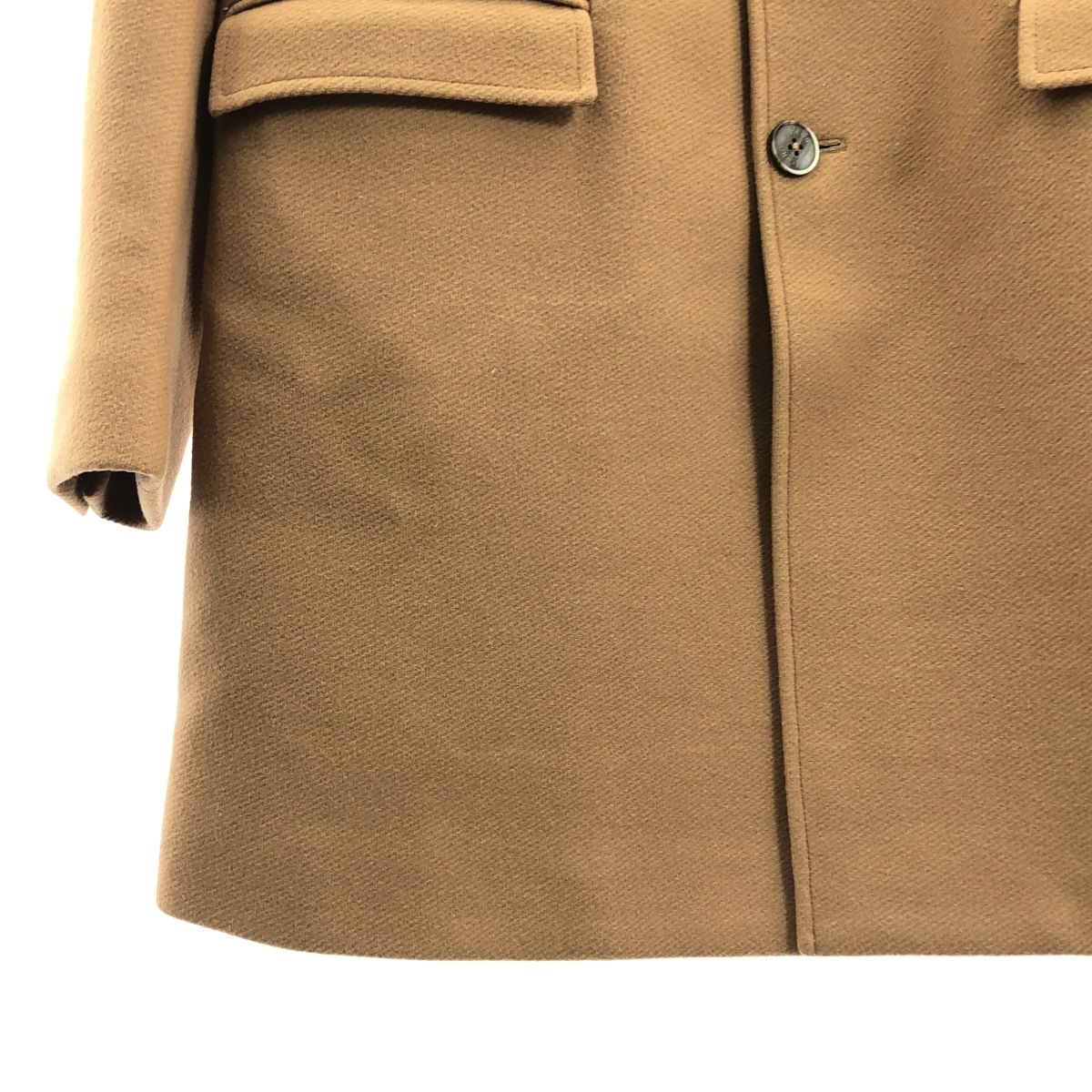 HERNO Chesterfield coat ヘルノ チェスター48キャメル HERNO / ヘルノ | インナーダウン ウールメルトン チェスター