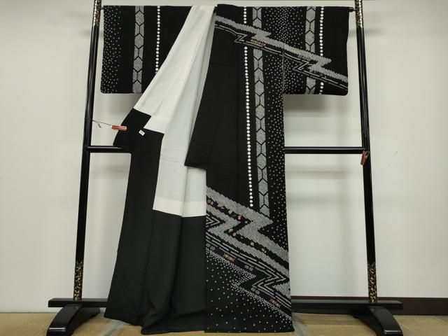 平和屋着物■中国三大刺繍　相良刺繍　訪問着　絞り　草花文　正絹　逸品　CABF4356ev 平和屋着物□中国三大刺繍 相良刺繍 訪問着 草花文 暈し染め 正絹 逸品