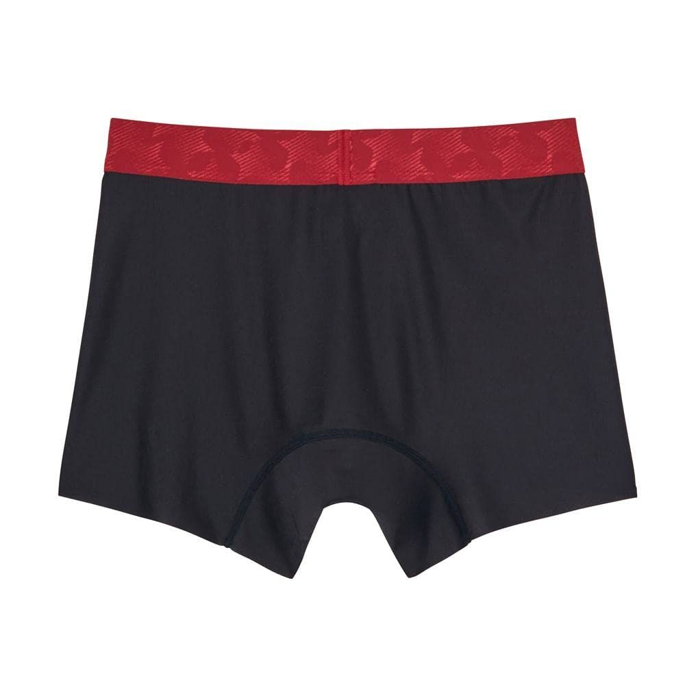 [ボディワイルド] ボクサーパンツ EZX イージーエックス BOOSTBOXER 裾カットオフ 超軽量 BWV005A メンズ ブラック M [ブラック] [M]