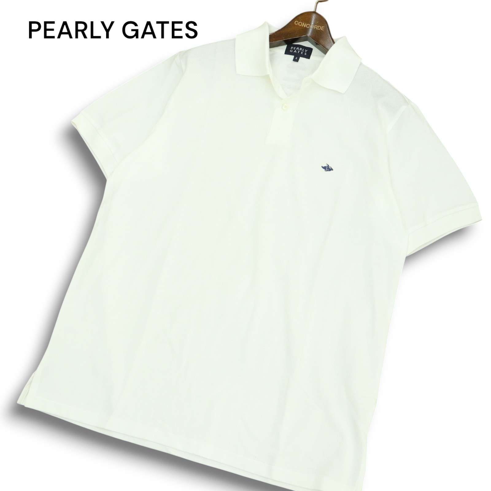 サイズ：4 PEARLY GATES パーリーゲイツ シアサッカー 半袖