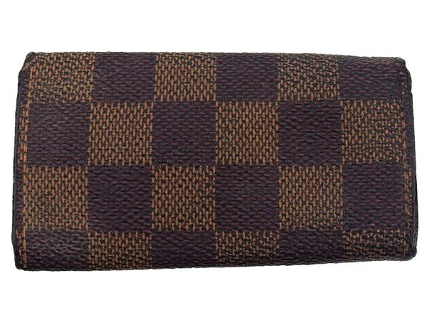 Louis Vuitton ダミエ・エベヌ キーケース ルイヴィトン ダミエ エベヌ ミュルティクレ4 キーケース4連