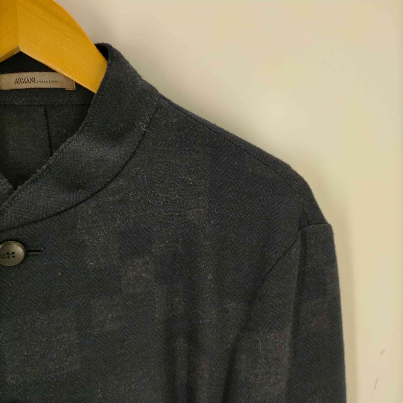 ARMANI COLLEZIONI アルマーニ ウール スタンドカラージャケット ARMANI COLLEZIONI アルマーニ ウール スタンドカラージャケット