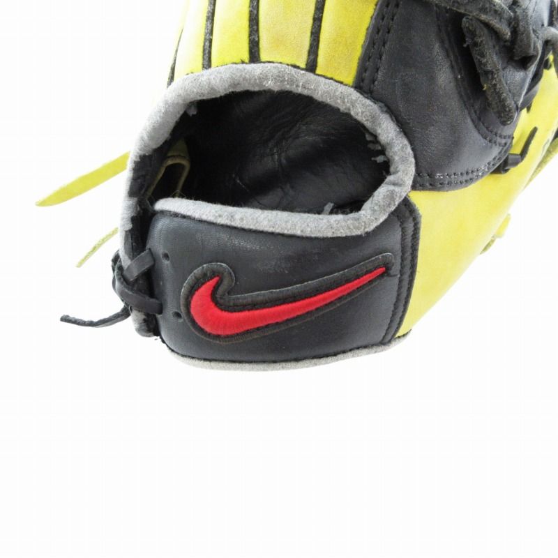 ナイキ NIKE DIAMOND EDGE S グローブ 軟式野球 外野手用 黄 黒