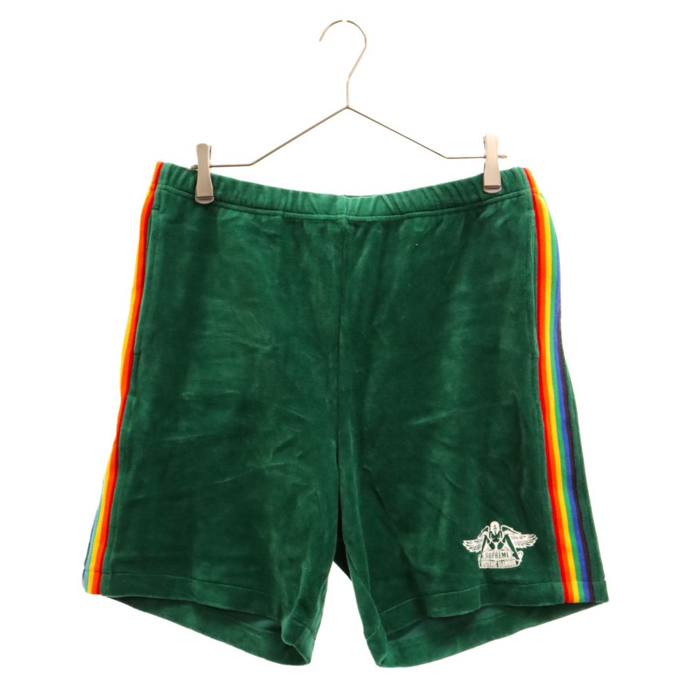 SUPREME (シュプリーム) 21SS×HYSTERIC GLAMOUR Velour Short ヒステリックグラマー ベロアショーツ  ハーフパンツ グリーン - メルカリ