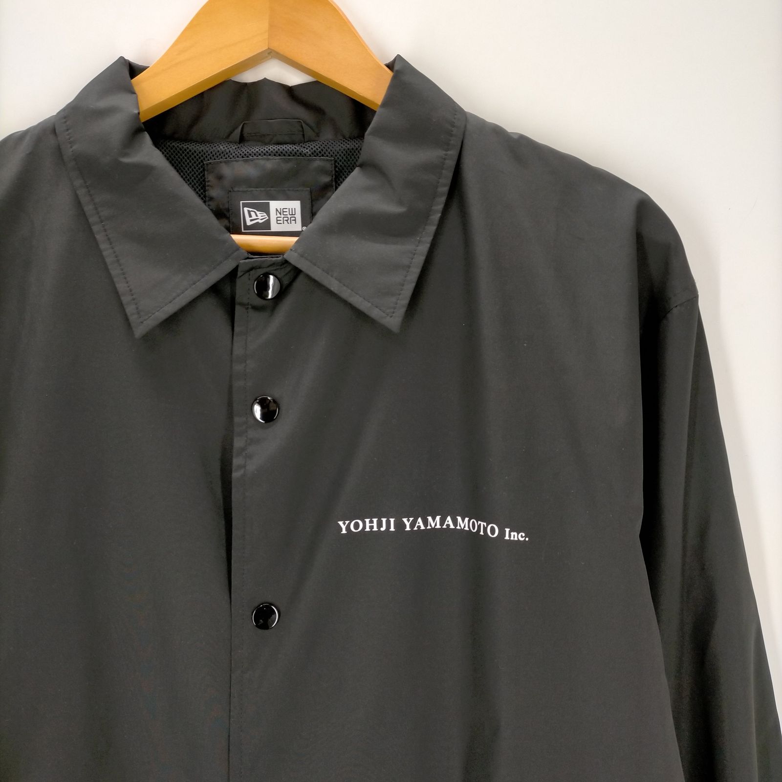 ヨウジヤマモト Yohji Yamamoto 21SS コーポレートロゴプリント コーチ 