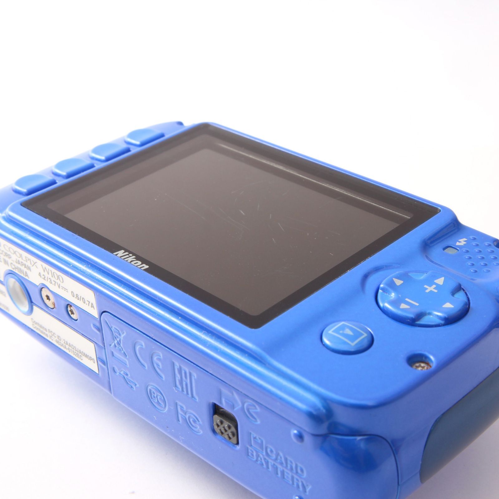 【スマホ転送OK】ニコン NIKON COOLPIX W100 ブルー Amazon | Nikon デジタルカメラ COOLPIX W100 防水 W100BL