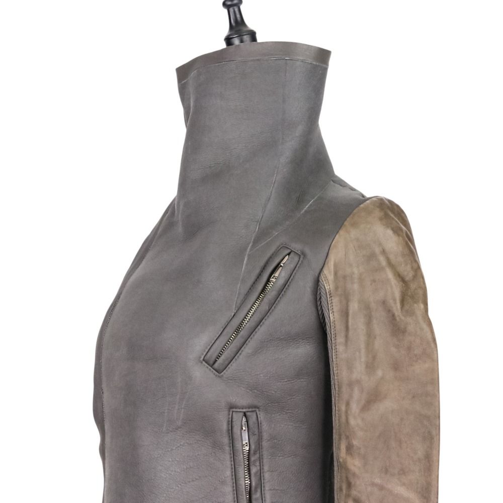 RICK OWENS ムートンジャケット Rick Owens - Rick Owens リックオウエンス ムートン レザー