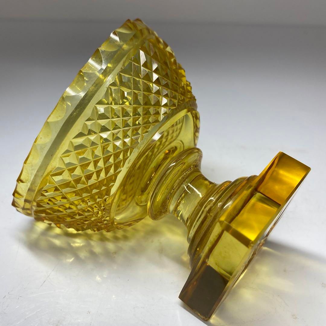 モーゼル切子グラス 直径9.5cm