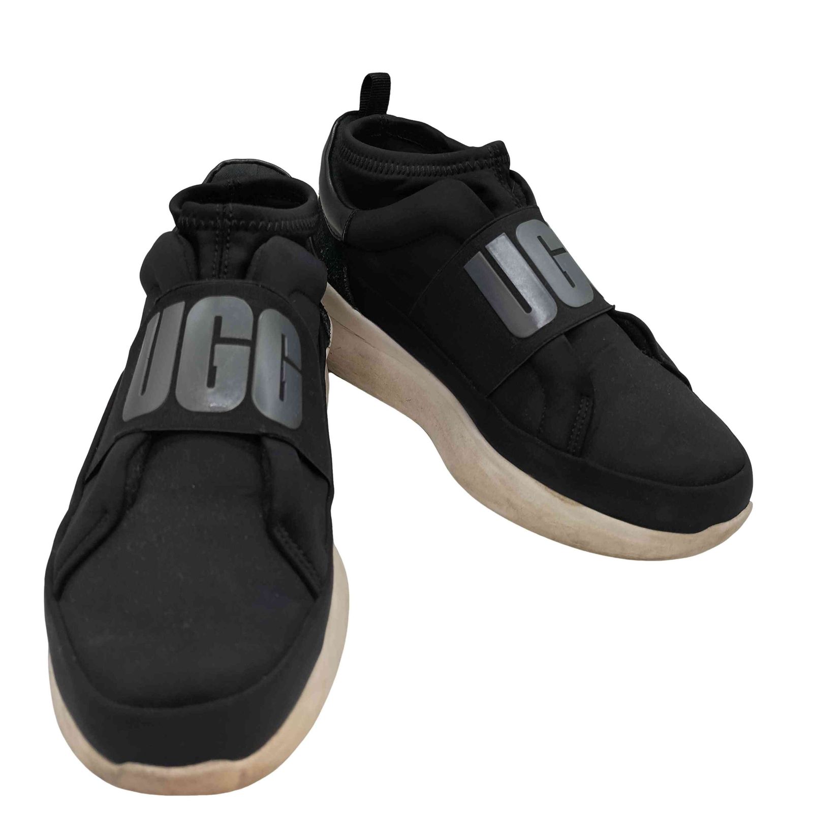まぁ　【美品】UGG ニュートラスニーカー　24cm UGG - UGG ニュートラ スニーカー ブラック 24.0cmの通販 by