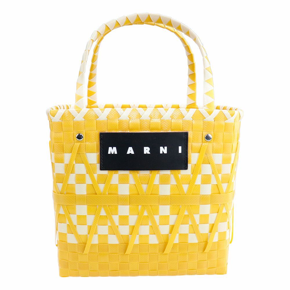 マルニ バッグ Marni Market ステンシルバッグ マスタード
