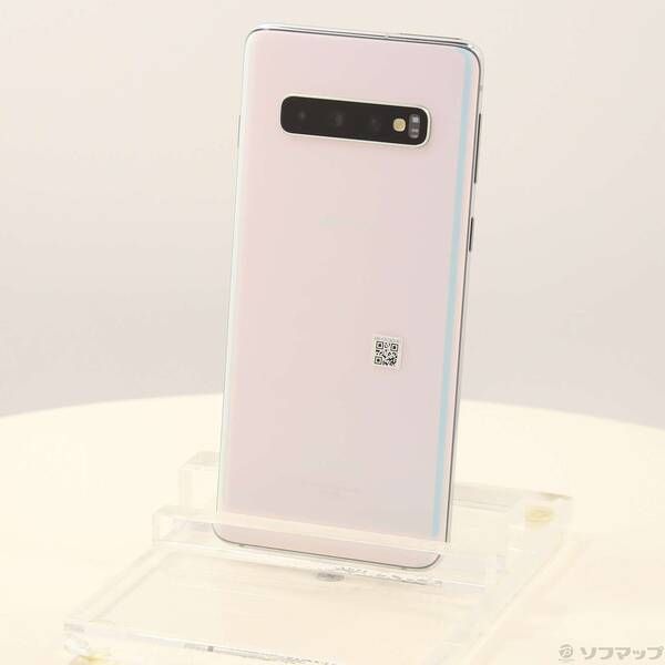 中古品〕 GALAXY S10 128GB プリズムホワイト SC-03L docomoロック解除