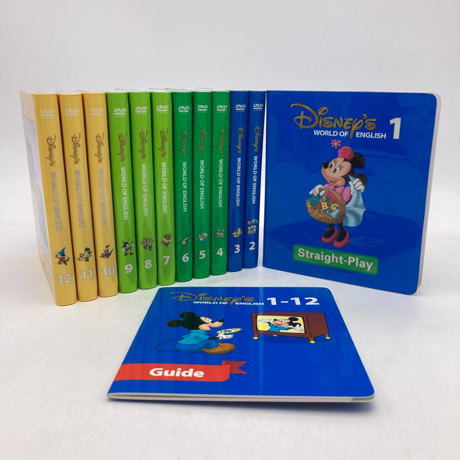 2016年購入 ストレートプレイDVD　新子役　字幕あり　プレイオールソングス機能　ディズニー英語システム　DWE　Disney　ワールドファミリー　中古　202305