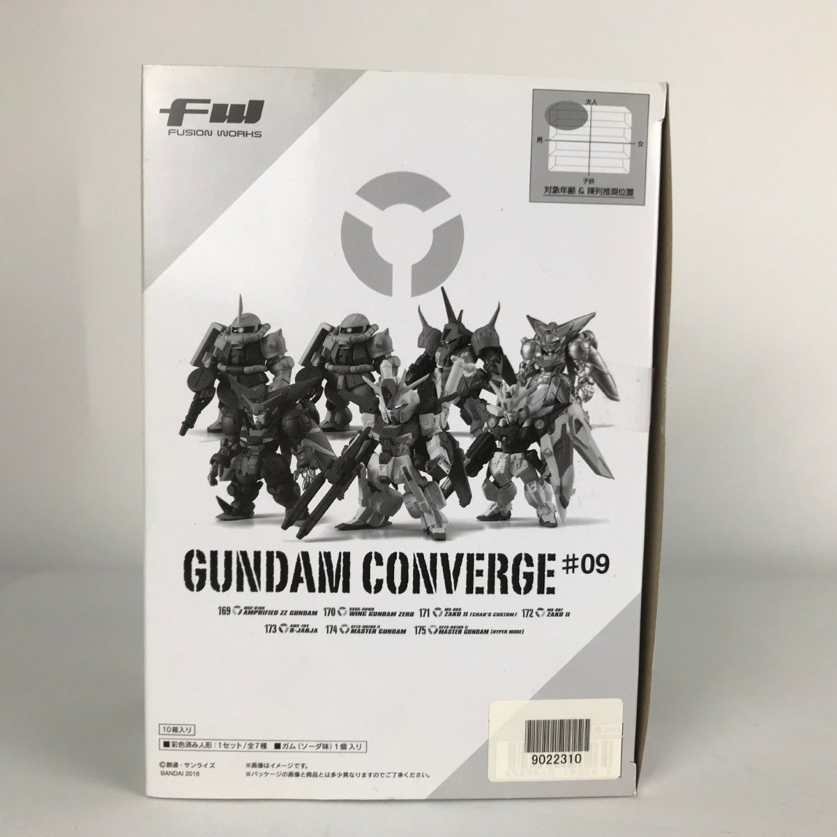 □□ ガンダムコンバージ FW GUNDAM CONVERGE #09 トップ 169/170/171