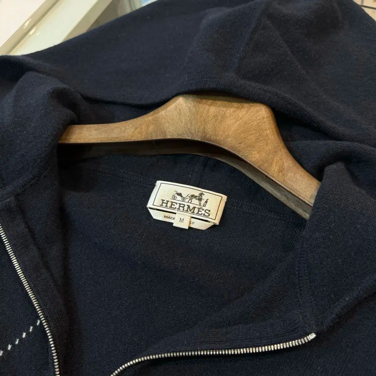 HERMES フード付きセーター M
