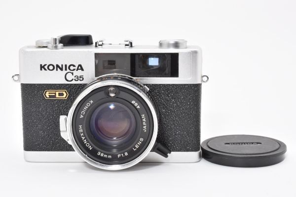 ☆ジャンク☆コニカ KONICA C35 FD ☆ シャッター可 #5015_69_40