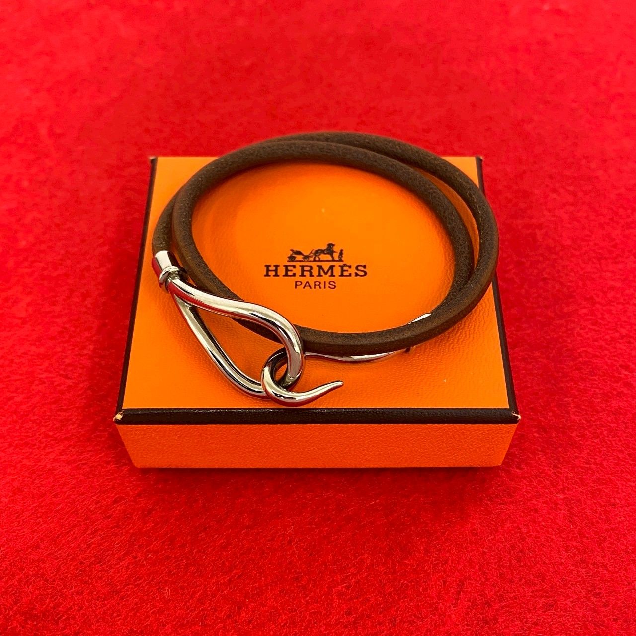 HERMÈS　エルメス　ジャンボブレスレット　箱付き　41983 HERMÈS エルメス ジャンボブレスレット 箱付き 41983