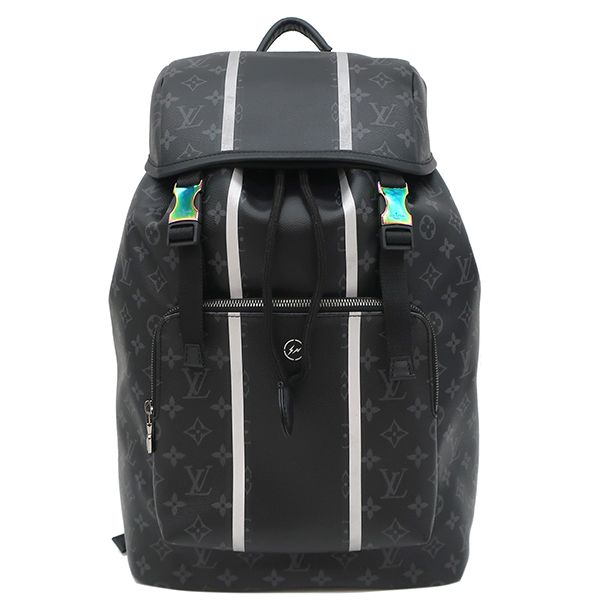 ルイヴィトン LOUIS VUITTON リュック・デイパック ザック バックパック モノグラムエクリプスキャンバス モノグラムエクリプス シルバー金具 フラグメント コラボ 藤原ヒロシ レインボー金具 