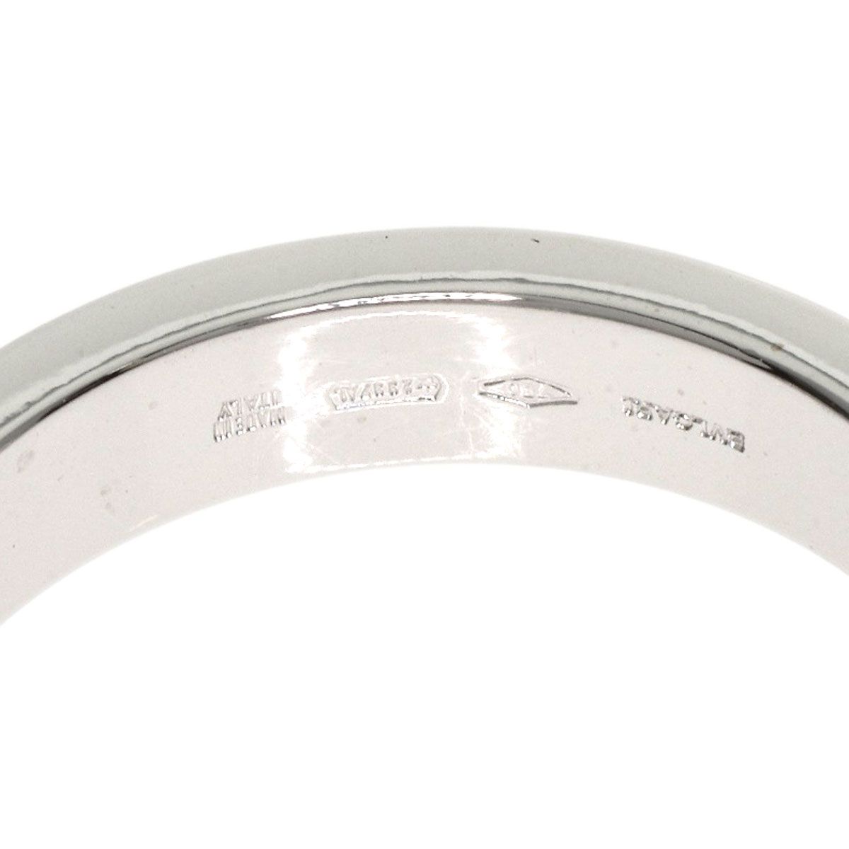 BVLGARI ブルガリ ダブルロゴ ダイヤモンド リング・指輪 K18WG  