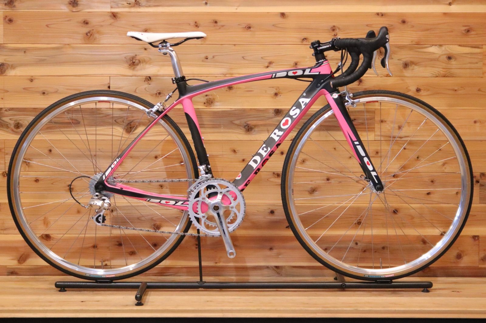 デローザ DE ROSA アイドル IDOL RIM 2015モデル 47サイズ カンパニョーロ ヴェローチェ MIX 10S カーボン ロードバイク 広島店