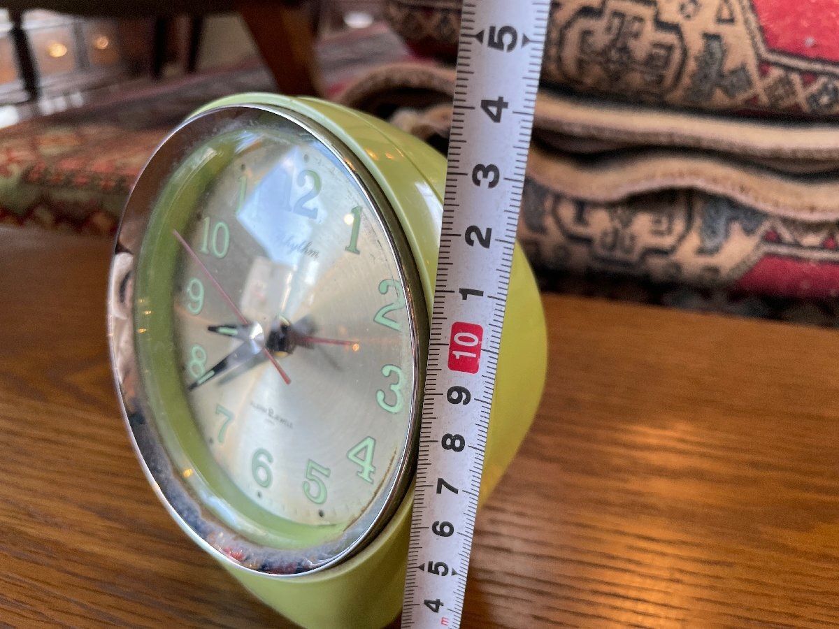 リズム時計 5198N テノール2号 目覚まし時計 #1・RHYTHM リズム時計