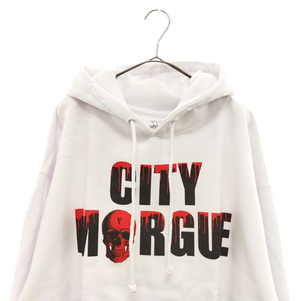 VLONE (ヴィーロン) ×City Morgue Dog Hoodie プリントプルオーバーパーカー - メルカリ