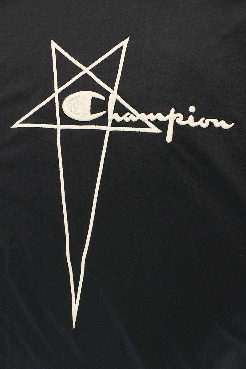 RICK OWENS チャンヒオンロコ刺繍Tシャツ CM02C9229CHJEG 73 楽天市場】【中古】Rick Owens × Champion2023SS ｢TOMMY T｣刺繍T