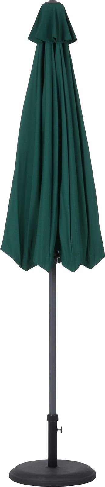 不二貿易 ガーデン パラソル アルミ 幅244×奥行244×高さ234cm グリーン