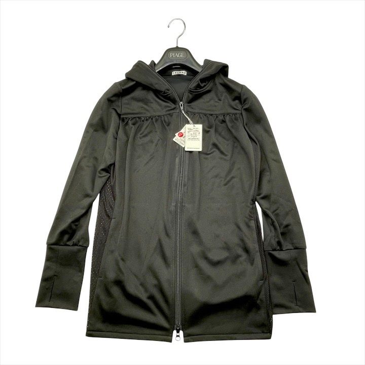 ♥ タグ付き SARA サラ UVカット パーカー アウター レディース ブラック Mサイズ 日本製 ファッション 婦人服 m14886