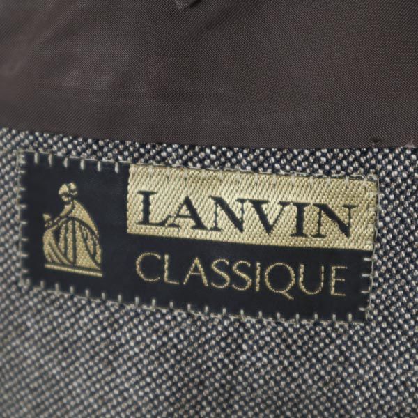ランバン イタリア製 テーラードジャケット ブラウン系 LANVIN メンズ  221106
