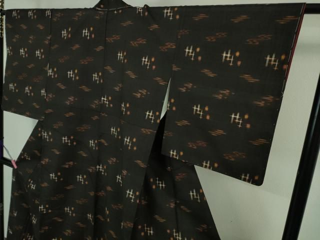 平和屋着物□極上 紬 縞 逸品 未使用 DZAA7946kh5