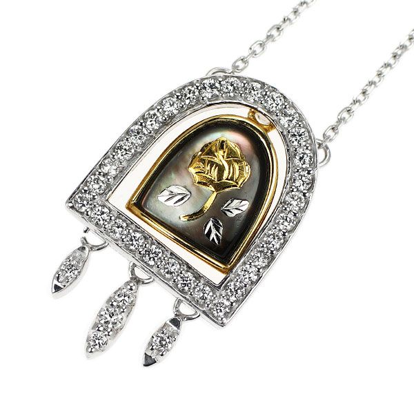 K18YG パヴェダイヤネックレス 楽天市場】K18YG ダイヤモンド パヴェ 星 ネックレス【0.27ct