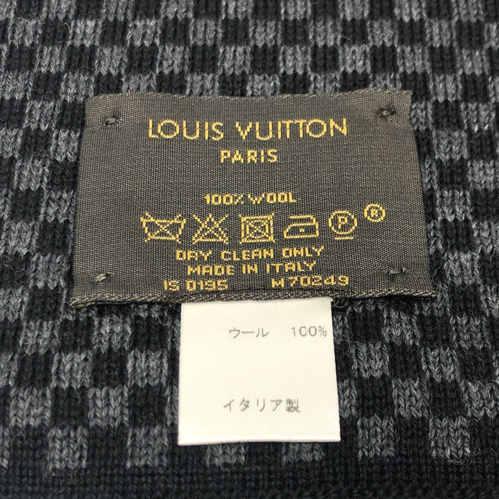LOUIS VUITTON ルイヴィトン マフラー エシャルプ LV ダミエルージュ
