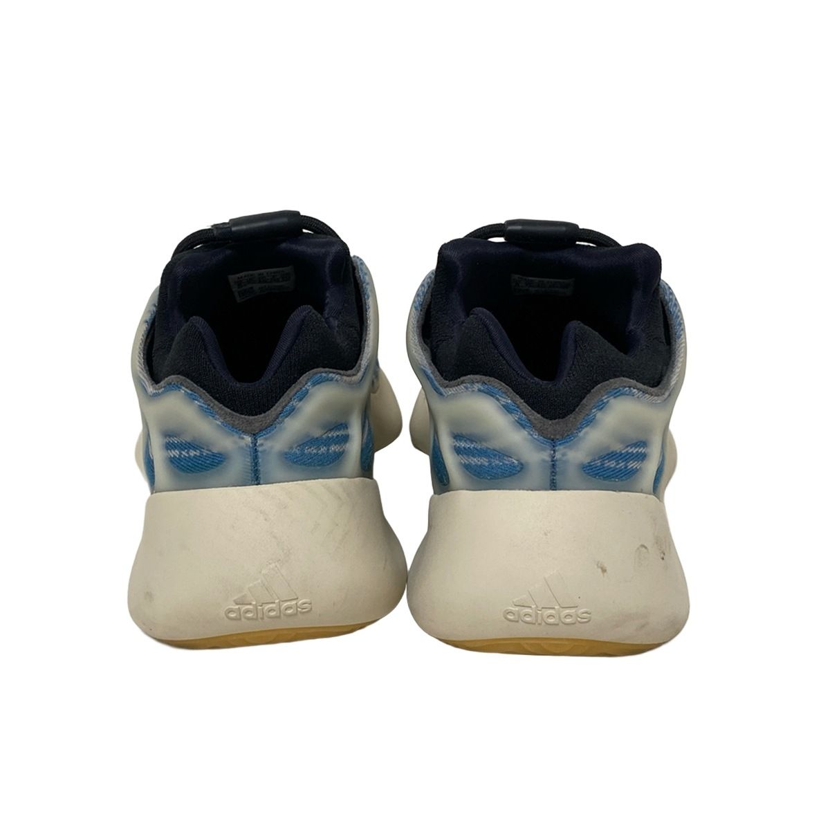 大人気新品をすべて YEEZY(イージー) スニーカー 26 メンズ - グレーベージュ×ブルー 靴