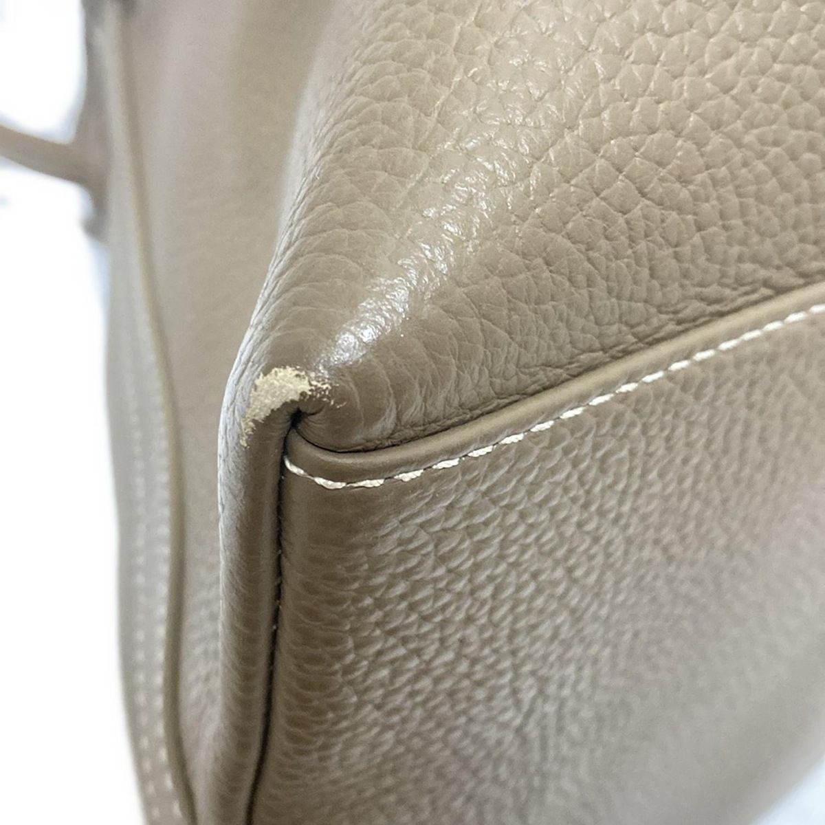 VASIC(ヴァジック) ハンドバッグ ボンド グレーベージュ B品 レザー  