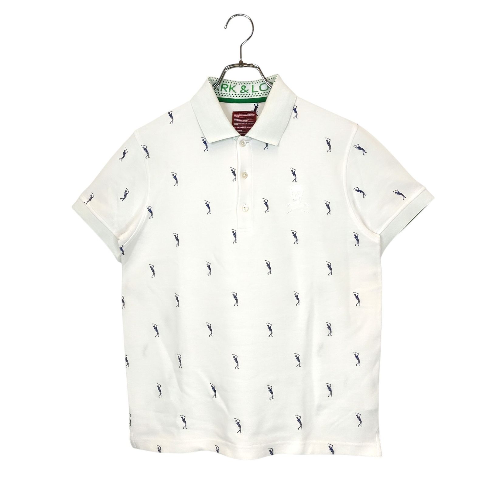 MARK＆LONA マークアンドロナ ゴルフ 総柄 半袖 ポロシャツ ML-13S