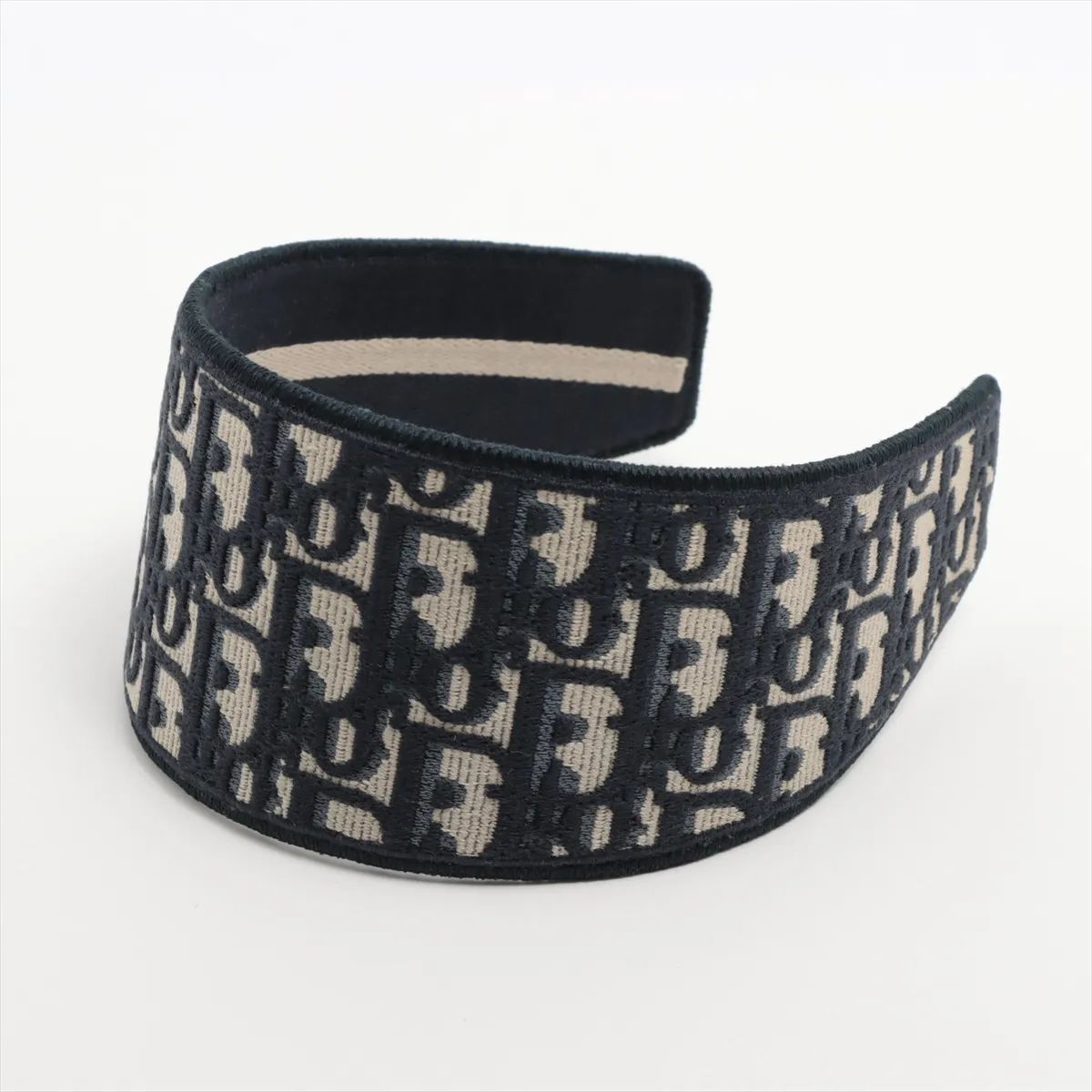 極美品 クリスチャンディオール オブリーク カチューシャ ヘア  