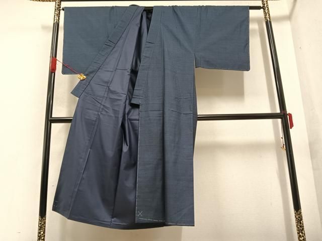 市場】平和屋着物○男性 本場大島紬 アンサンブル 格子 正絹 逸品  